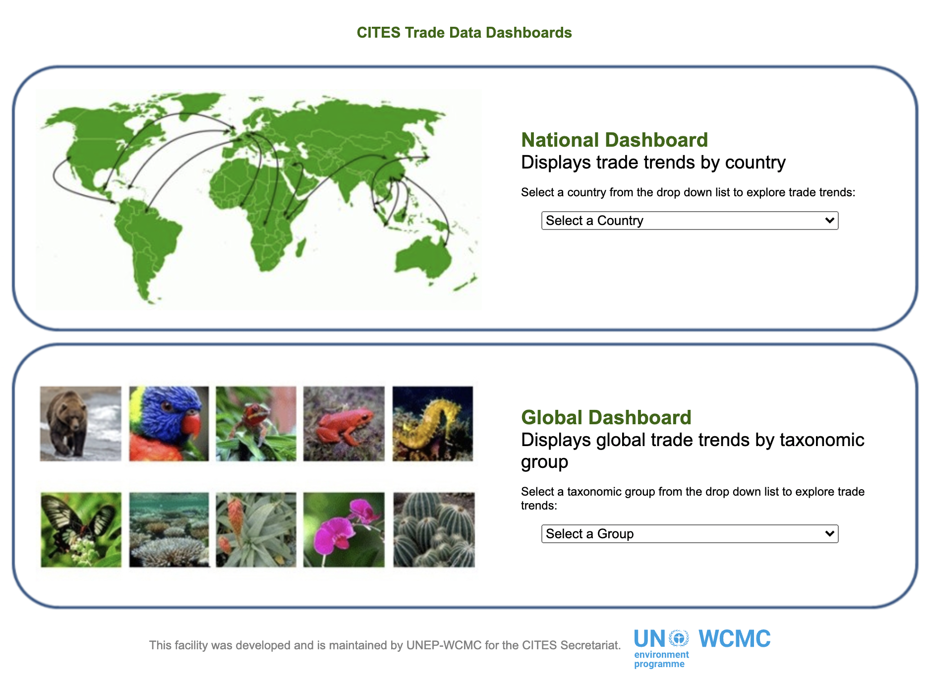 cites trade data dashboard