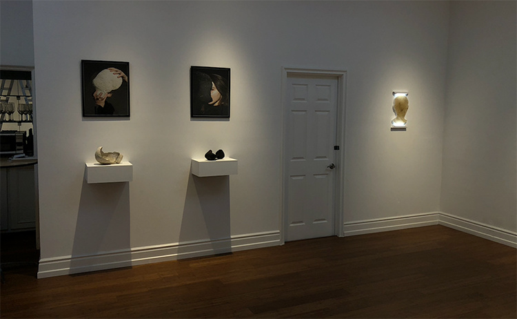 installation view of the artwork, Full of Myself, displayed at the kylin gallery.