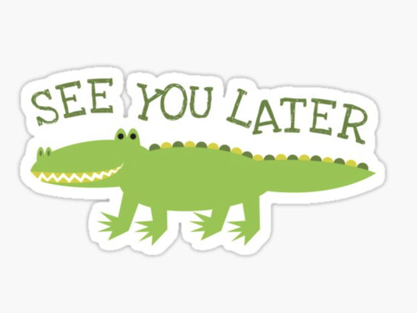 See you later boy. Крокодил стикер. See you later Alligator after while Crocodile. Later Alligator русификатор. See you later, Alligator.