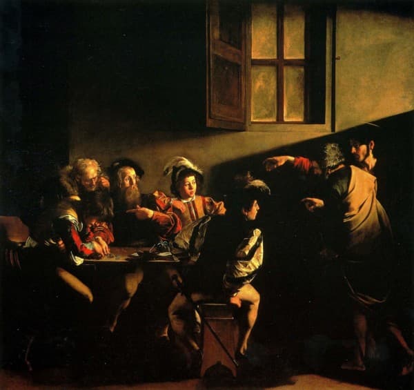 Микеланджело Призвание апостола Матфея
