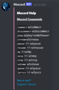 COMMANDS