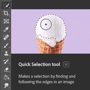 Photoshop Quick Selection tool