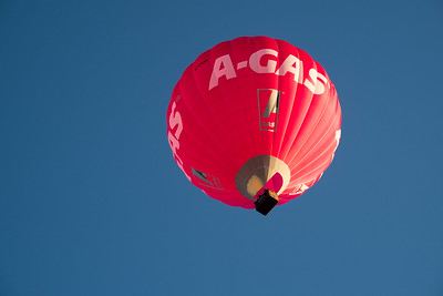 a single red balloon