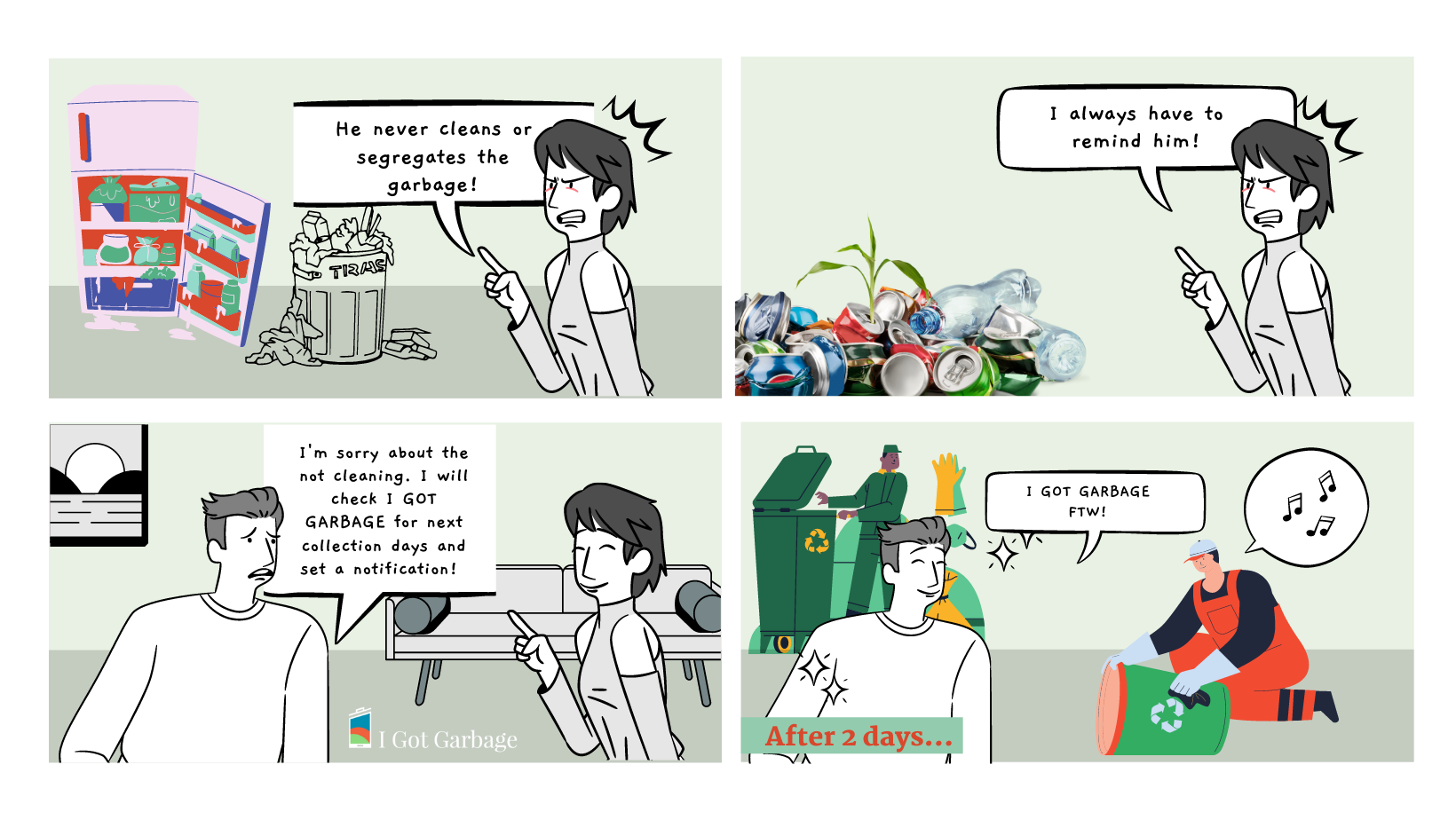 I got Garbage UX Storyboard
